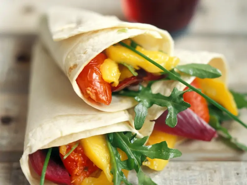 Wraps mit Gemüse