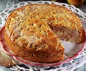 Birnenkuchen mit Nüssen