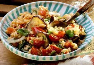 Mediterraner Gemüsereis