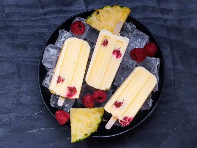 Ananas-Popsicles