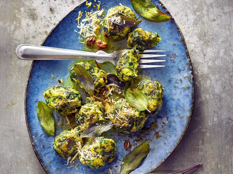 Parmesan-Spinat-Gnocchi