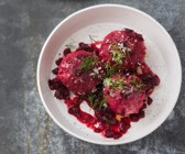 Glasierte Rote-Bete-Knödel