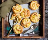 Hefe-Puddingschnecken