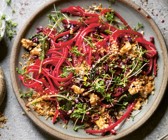 Rote Linguine