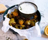Smashed Brussel Sprouts