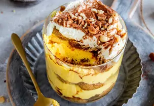 Tiramisu mit Kürbiscreme