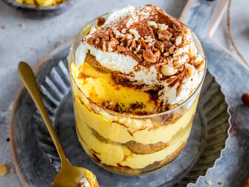 Tiramisu mit Kürbiscreme