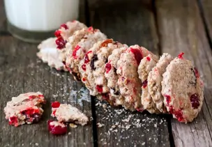 Haferkekse mit Cranberrys