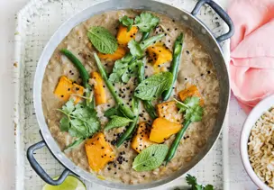 Kokos-Erbsen-Curry