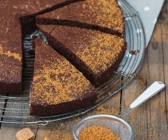 Weihnachtlicher Schokoladenkuchen
