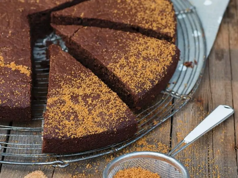 Weihnachtlicher Schokoladenkuchen
