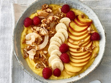 Exotischer und gesunder Frühstücksgenuss