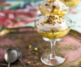Mango-Dessert mit Chai-Creme
