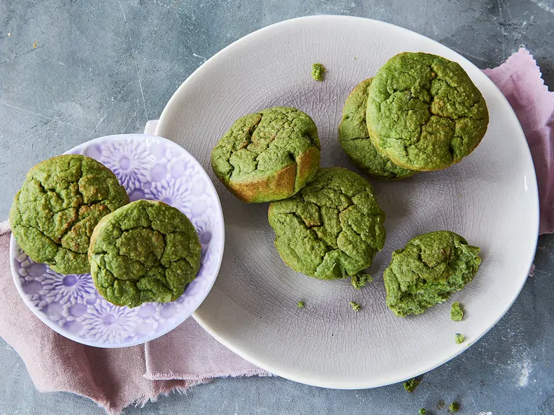Vegane Green Muffins mit Banane