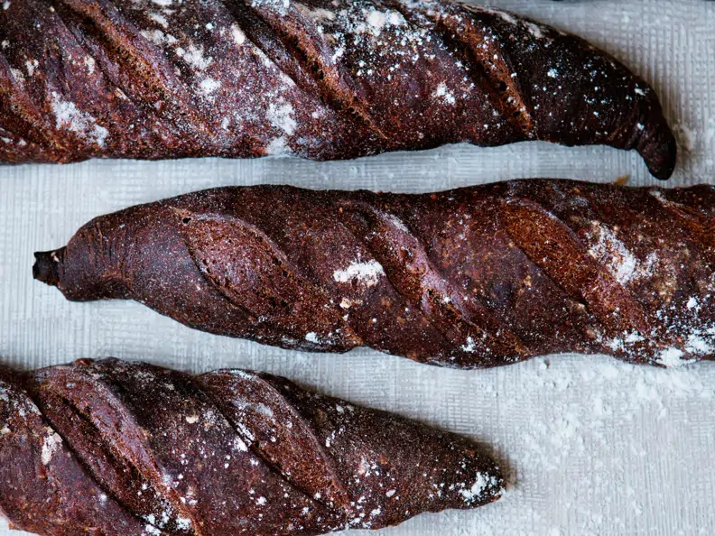 Dunkle Baguettes