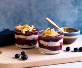 Heidelbeer-Cashew-Quark