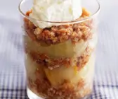 Apfelkuchen im Glas