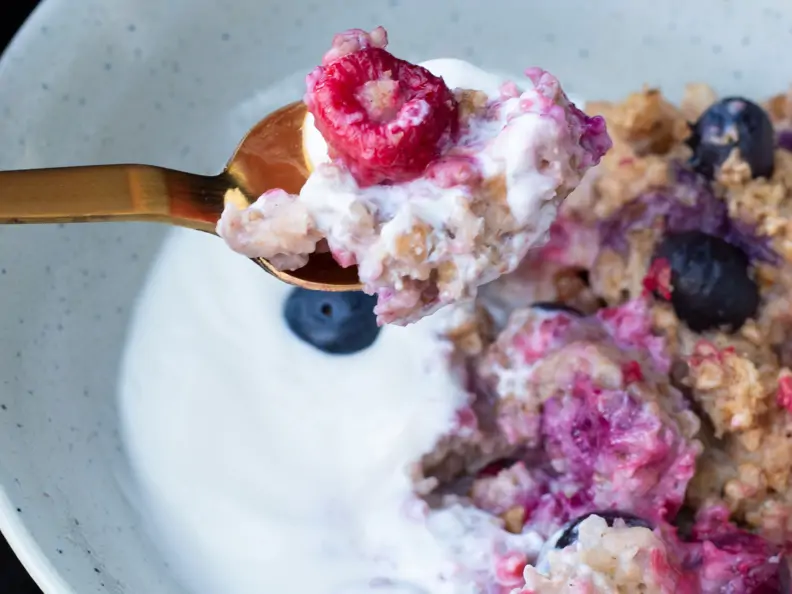 Gebackenes Oatmeal
