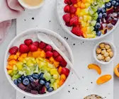Regenbogen-Porridge