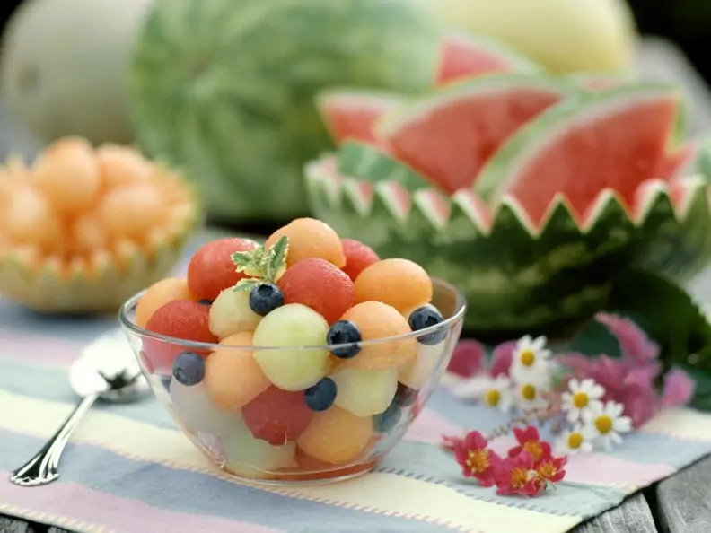 Melonensalat