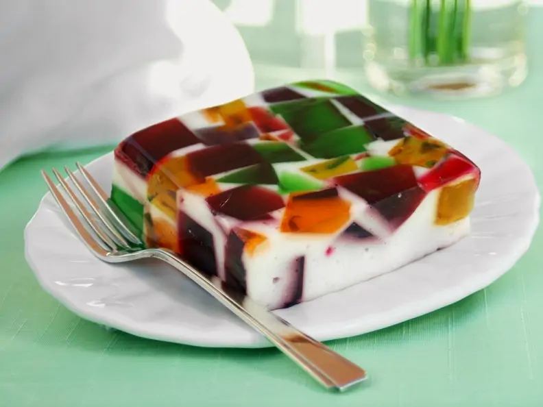 Kokos-Obst-Gelee