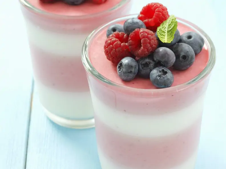 Joghurt-Himbeer-Creme