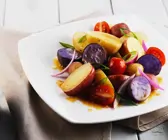 Bunter Kartoffelsalat ohne Mayonnaise