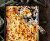 Kartoffelgratin mit Graved Lachs