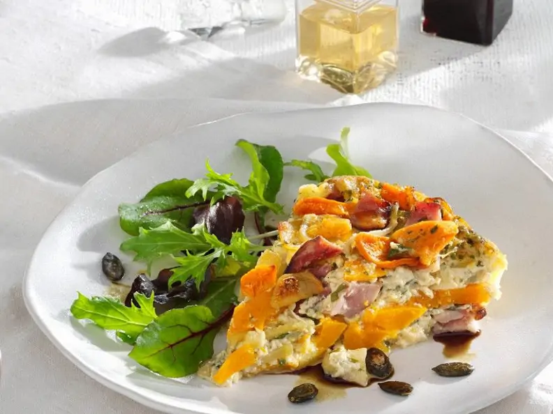 Kürbisgratin mit Kartoffeln