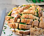 Gefülltes Weißbrot