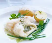 Kabeljau mit Kräuterfüllung
