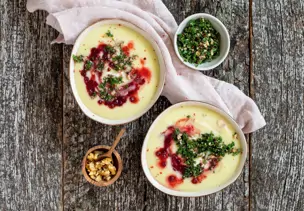 Meerrettich-Kartoffel-Suppe