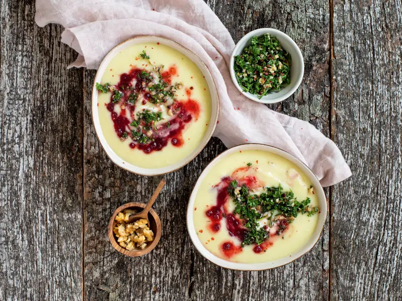 Meerrettich-Kartoffel-Suppe
