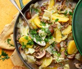 Jägertopf mit Hackfleisch, Champignons und Kartoffeln