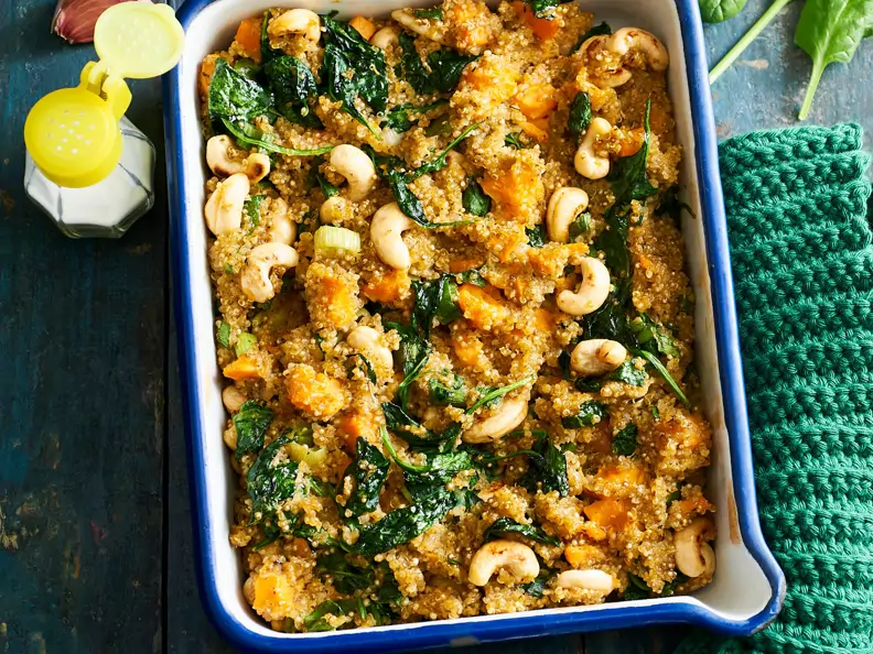 Kürbisauflauf mit Quinoa