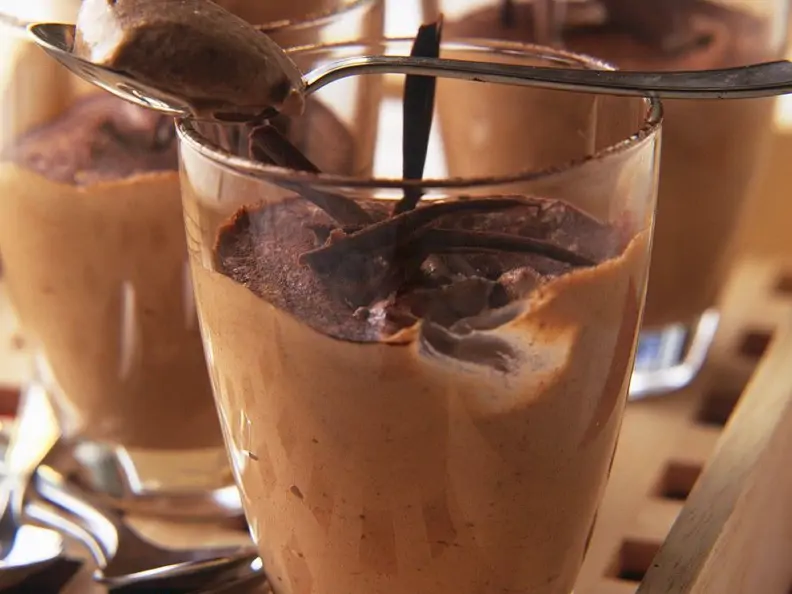 Nougat-Schokomousse