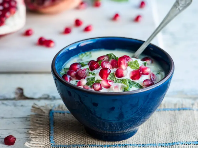 Raita mit Granatapfel