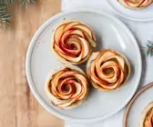 Apfelrosentörtchen