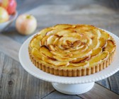Apfeltarte mit Marzipan
