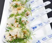 Kabeljau-Apfel-Häppchen