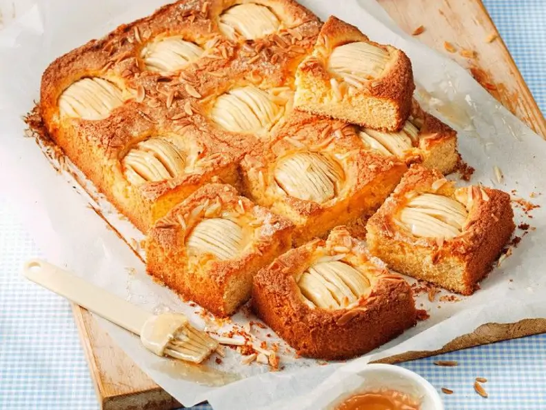 Versunkener Apfelkuchen (glutenfrei)