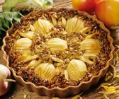 Mürber Apfelkuchen mit Sonnenblumenkernkruste
