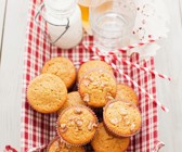 Kürbismuffins mit Apfel