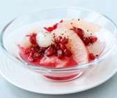 Grapefruit-Litschi-Granatapfel-Salat