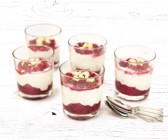 Vegane Granatapfelkern-Vanille-Creme