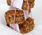 Müsliriegel mit Apfelmus