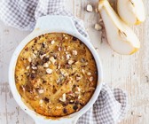 Birnen-Apfel-Auflauf mit Nüssen