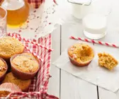 Kürbismuffins mit Apfel
