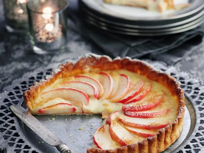 Apfel-Schmand-Tarte