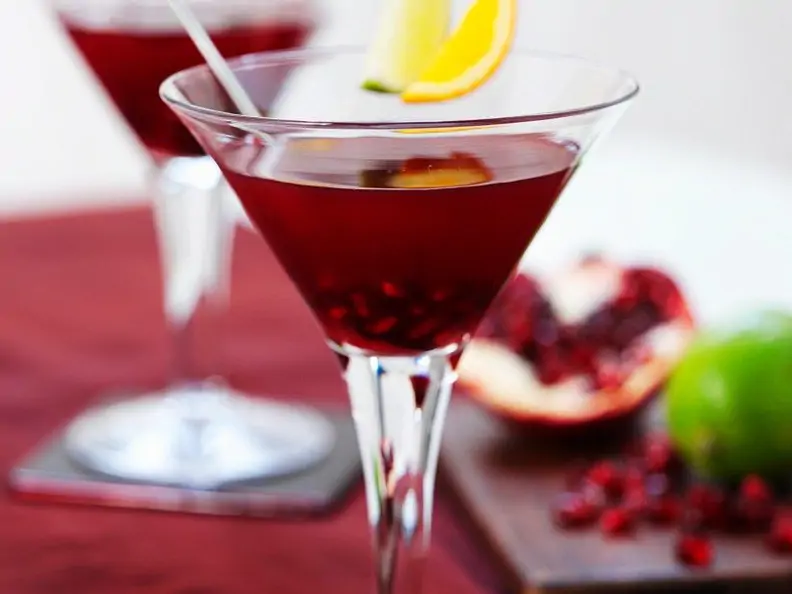 Cosmopolitan mit Granatapfelkernen